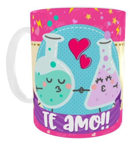 Taza Más Química!! San Valentin-día De Los Enamorados