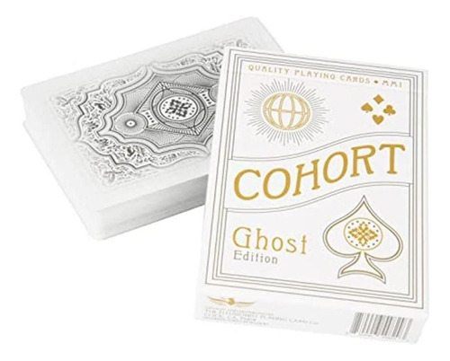 Ellusionist Cohort Baraja De Cartas De Juego Blanco