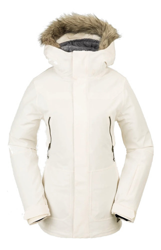 Parka Volcom Mujer Beige