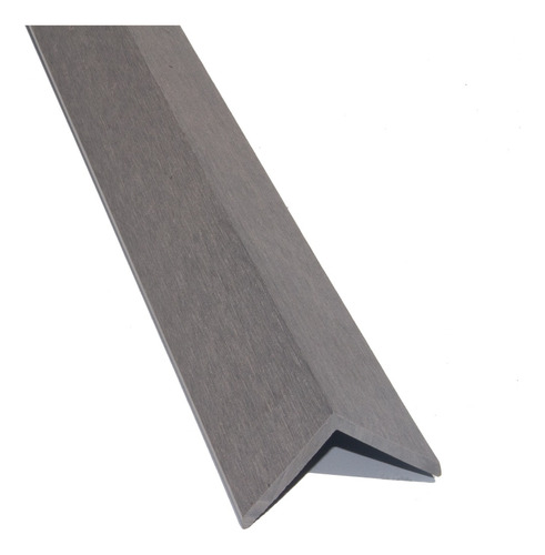 Esquinero Gris (paquete 5 Uni). Exterior Wpc  (5cm X 300cm) 