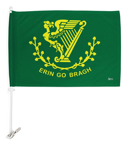 Erin Go Bragh Bandera Irlandesa Para Carros De Decoración De