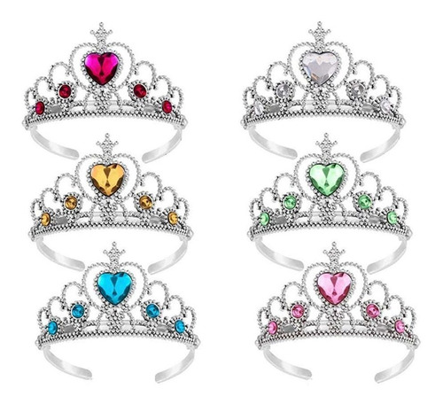 Vestir Tiara Crown Set Princess Traje Accesorios De Fie...