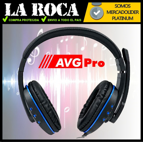 Auricular Gamer Microfono Gaming Xbox Pc Ps4 Youtuber