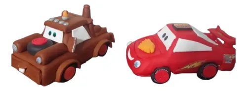 Adorno Mate O El Rayo Cars A Eleccion Porcelana Fria