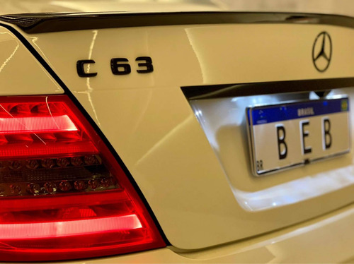 Mercedes C63 Amg 6.2 V8 2012 Com Teto Solar 40.000km Top