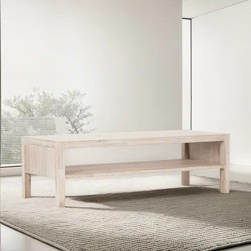 Mesa De Centro Rosen Karsten 130 X 50 Cm Natural
