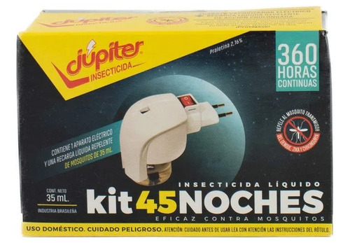 Kit Antimosquitos Jupiter Líquido 45 Noches