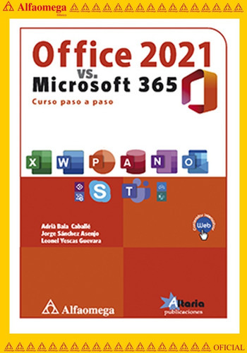 Libro Ao Office 2021 Microsoft365 - Curso Paso A Paso, De Yescas, Leonel. Editorial Alfaomega Grupo Editor, Tapa Blanda, Edición 1 En Español, 2021