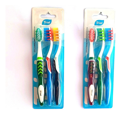 Cepillo Dental Trial Advantage X 3 Unidades 
