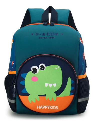 Mochila Kinder Dinosaurio Bolsa Preescolar Para Niño Niña