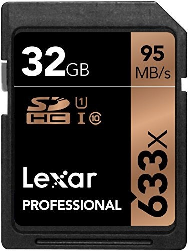 Tarjeta Lexar Professional 633x De 32 Gb Sdhc Uhs-i / U1 Con