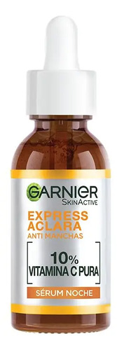 Garnier Express Aclara Sérum Noche Antimanchas con Vitamina C Pura, 30ml