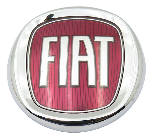 Emblema Fiat Vermelho Grade Palio Doblo Idea Linea Fiorino