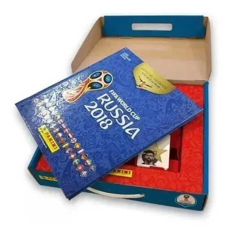 Box Álbum Copa Mundo Rússia 2018 Capa Dura + 100 Envelopes