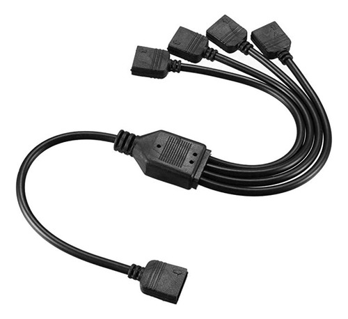 Cable Genérica Generic negro con entrada Conector dock salida Micro-USB