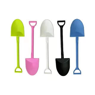 120 Pieces Cute Plastic Shovel Spoons Mini Novelty Shov...