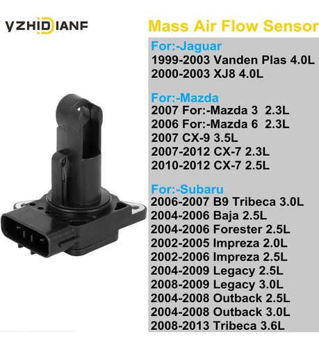 Medidor Sensor Flujo Aire Masivo -aa Para Mazda Subaru