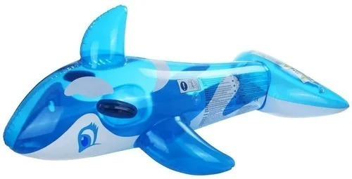 Ballena Flotador Bote Inflable Ideal Pileta Colchoneta Color Foto 1