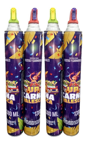 Espumas De Carnaval De 1380ml Al Mayor Y Detal