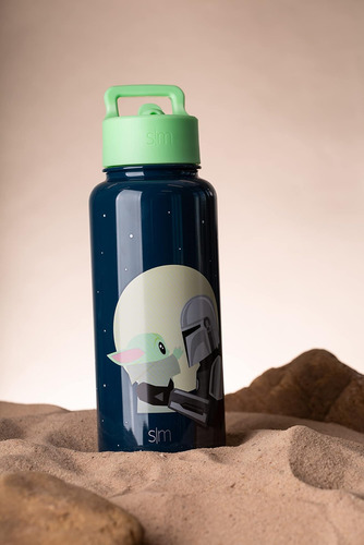 Botella De Agua Mandaloriana De Star Wars Simple Y Moderna C