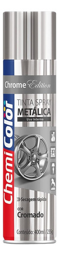 Spray Chemicolor Metalico Cromado 400ml/235g.