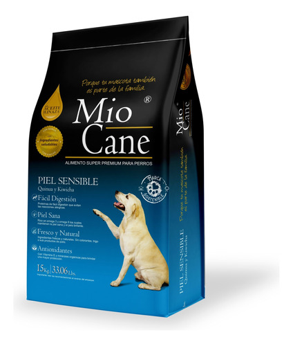 Mio Cane Piel Sensible 15 Kg  Delivery Gratis Alimento Dog