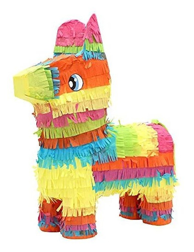 Fiesta de cumpleaños infantil Cinco de Mayo con forma de burro con forma de piñata