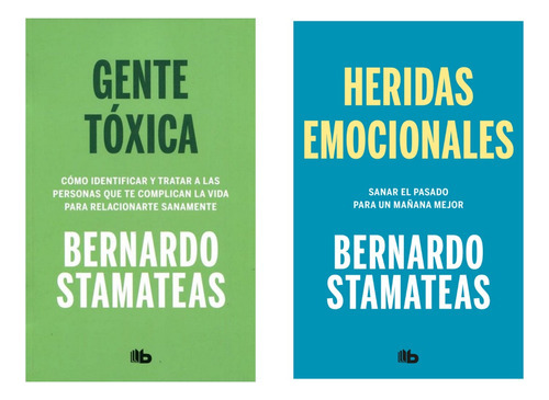 Gente Toxica + Heridas - Stamateas - B Bolsillo - 2 Libros 