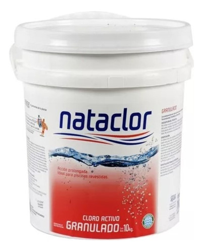 Cloro Granulado En Polvo Disolución Lenta X 10kg Nataclor