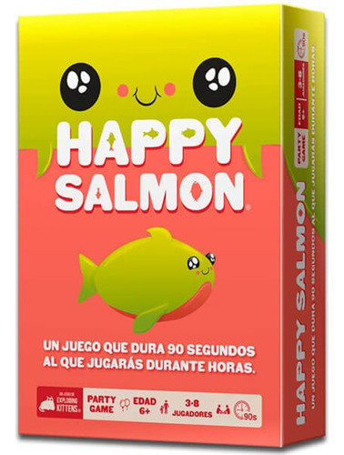 Happy Salmon 90 Segundos Party Game 3-8 Player Juego De Mesa
