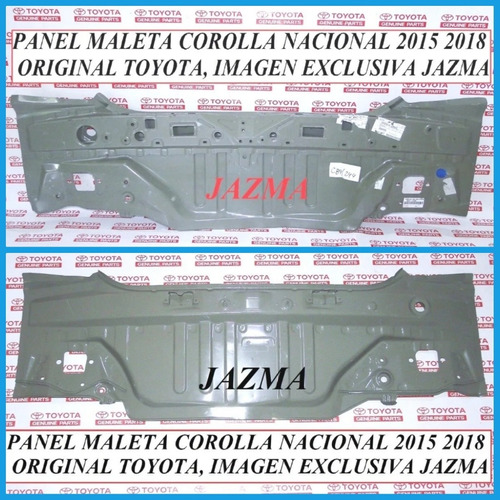 Panel Trasero Maleta Corolla Nacional 2015 2019 Original 