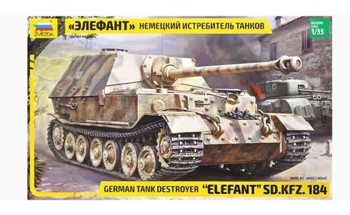 Zvezda Elefant German Tank Destroyer 1/35 Supertoys Lomas