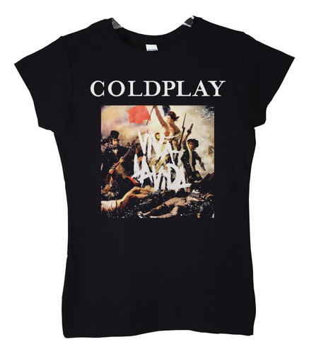 Polera Mujer Coldplay Viva La Vida Rock Abominatron