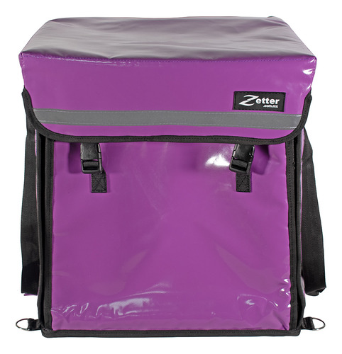 Mochila Térmica Reparto Pizza Uber Eats Morado 41x41x45 Cm