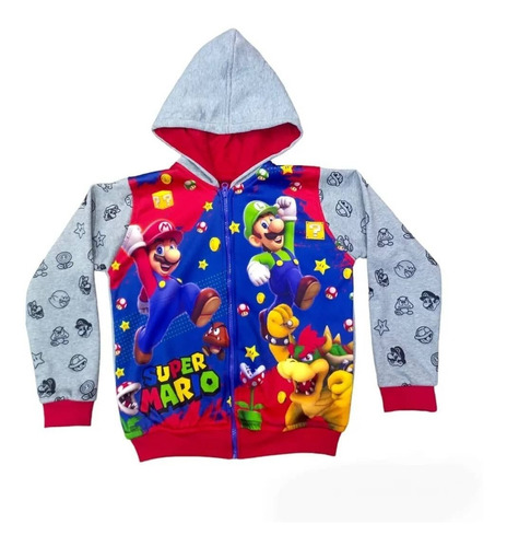 Chaqueta De Super Mario Bros Para Niños