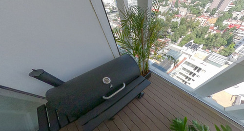 Departamento En Venta Hipódromo Condesa, Cuauhtémoc, Cdmx. Sky Bar Con Área Lounge, Vm100