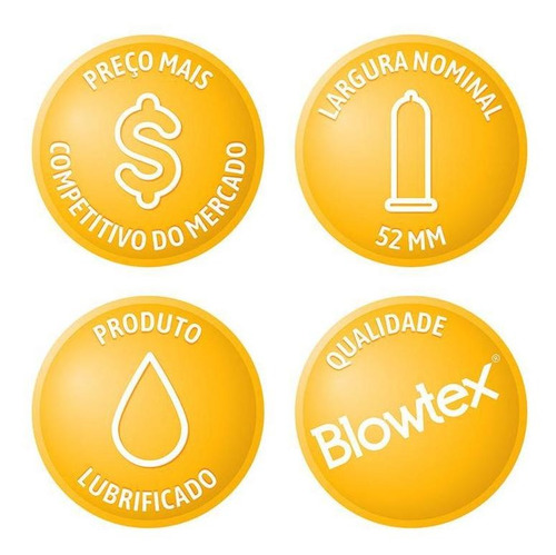 Imagem 6 de 7 de Preservativo Blowtex Retardante C/ 3 Unidades