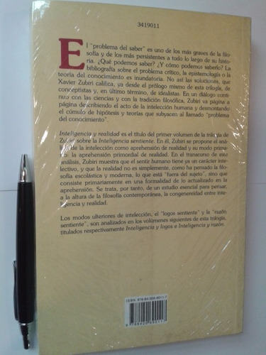 Inteligencia Sentiente I Inteligencia Y Realidad - X Zubiri