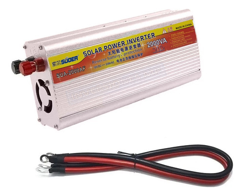 Inversor Voltaje Corriente 12v A 220v Auto Portatil 2000w