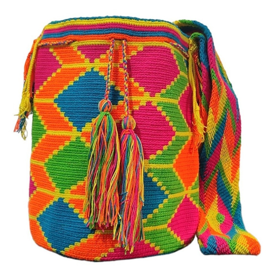 Valiente habla Estoy orgulloso Mochila Wayuu Original Guajira | MercadoLibre 📦