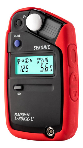 Sekonic Grip Para Medidores De Luz Serie L-308 (rojo)