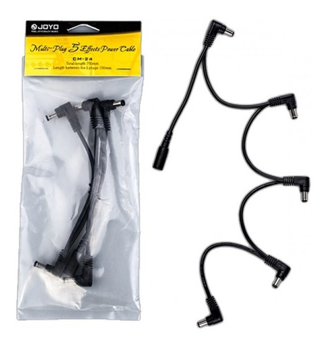 Imagen 2 de 2 de Cable Daisy Chain Para Pedales Joyo - 5 Salidas.