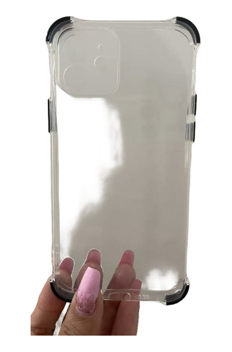 Funda Antishock Con Borde De Color Para iPhone 12