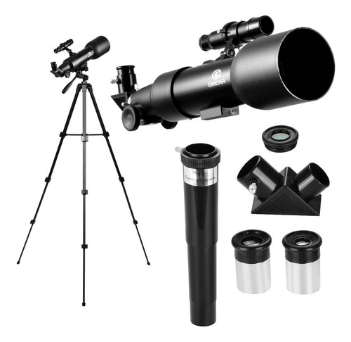 Telescopio Astronomico Greika F36060mm Com Tripé Ajustável