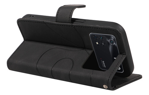 B Funda De Teléfono Flip Card Wallet For Samsung