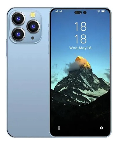 Teléfonos Inteligentes Android 3g I14 Pro Max 6.6 Pulgadas De Ram2gb Y Rom16gb Azul