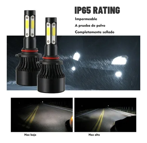 Loo Kit De Faros Led Delanteros De 4 Lados 12000lm For Dodge