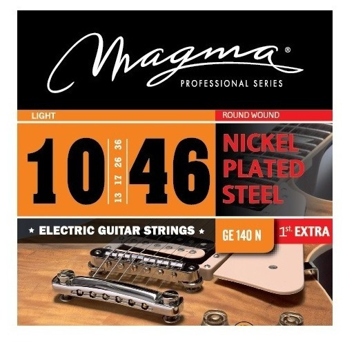 Encordado Guitarra Eléctrica Magma 010-046 Ge140n