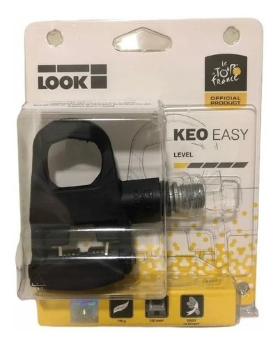 Pedal Look Kéo Easy Tour De France C/tacos Grip Cinza