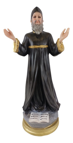 Imagen De Santo San Charbel Bulto Escultura Figura Resina